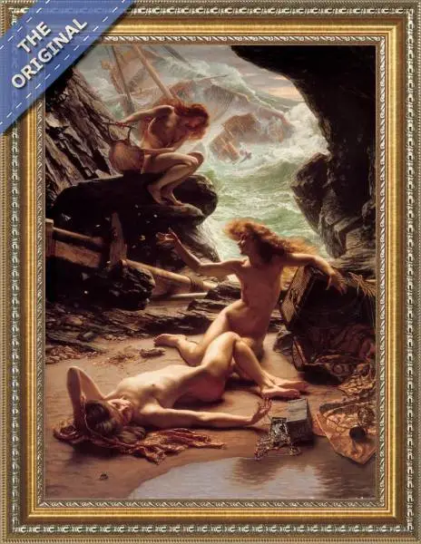 Finished reproduction of Cave of the Storm Nymphs 1903