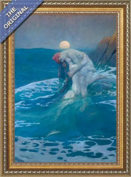 Finished reproduction of The Mermaid, 1909