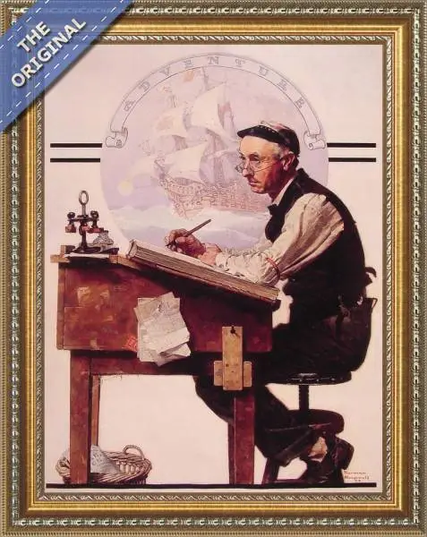 Finished reproduction of Daydreaming Bookkeeper