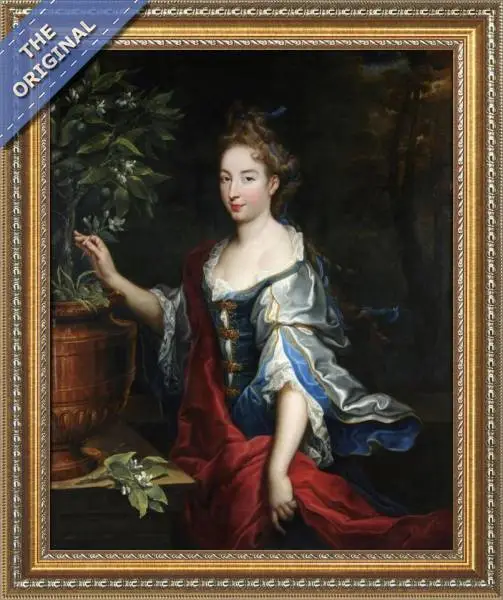 Finished reproduction of Portrait De Femme Au Citronnier