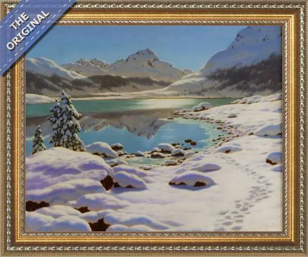 Finished reproduction of Winter Day In Engadin