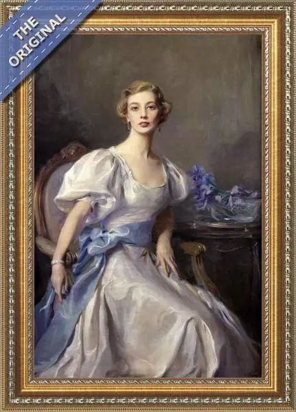 Finished reproduction of Portrait Of Cecile Rankin