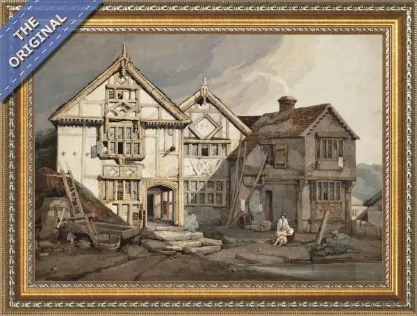 Finished reproduction of Poundsbridge Manor, Poundsbridge, Penshurt, Kent