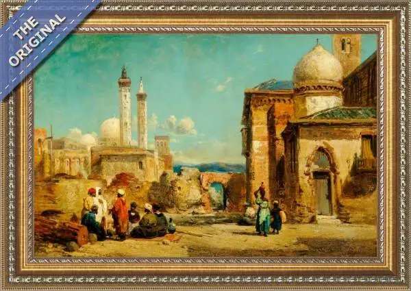 Finished reproduction of Scene in Morocco