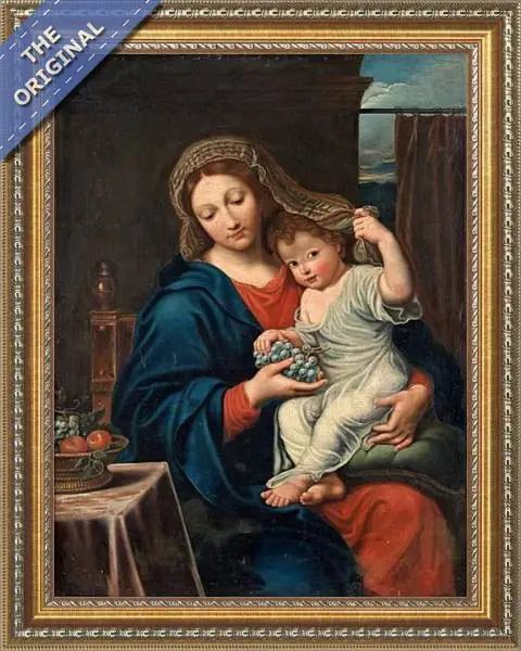 Finished reproduction of Madonna With Child