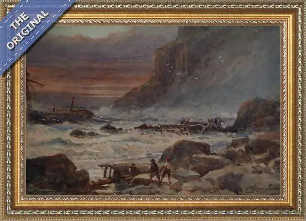 Finished reproduction of Pwll Du