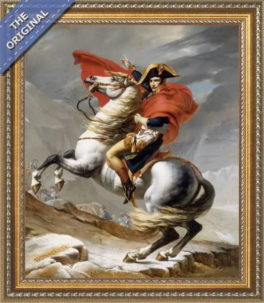 Finished reproduction of Napoleon Crossing the Alps 2