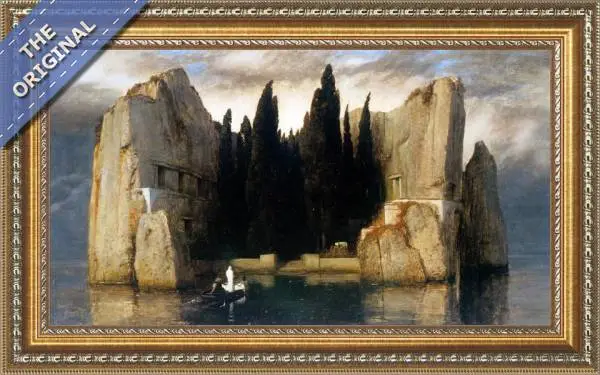 Finished reproduction of The Isle of the Dead, 1883
