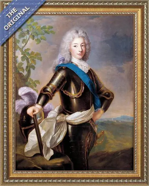 Finished reproduction of Portrait of Louis XV