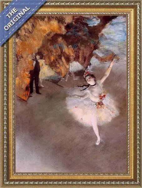 Finished reproduction of The Star (aka Dancer on Stage) 1878