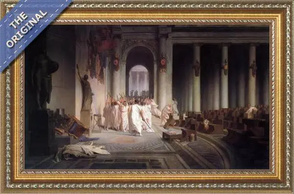 Finished reproduction of The Death of Caesar