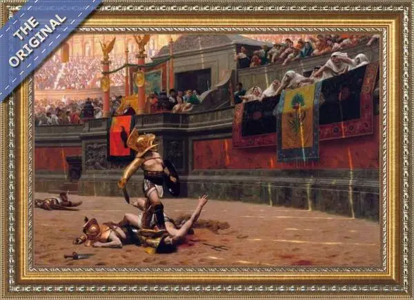 Finished reproduction of Gladiators