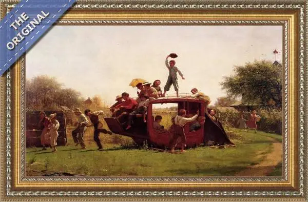 Finished reproduction of The Old Stage Coach