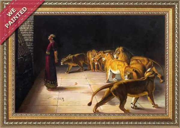 Detail of the reproduction of Daniel's Answer to the King