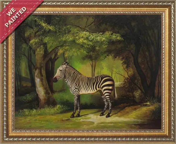 Detail of the reproduction of A Zebra, 1763