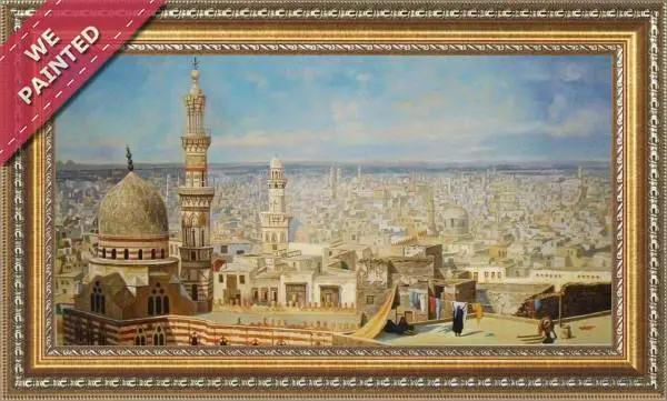 Detail of the reproduction of View Of Cairo
