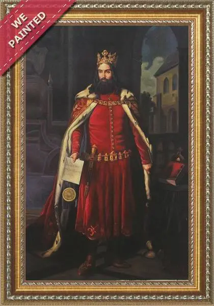 Detail of the reproduction of Casimir the Great