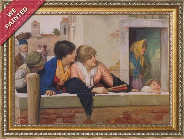 Detail of the reproduction of Venetian Beauties