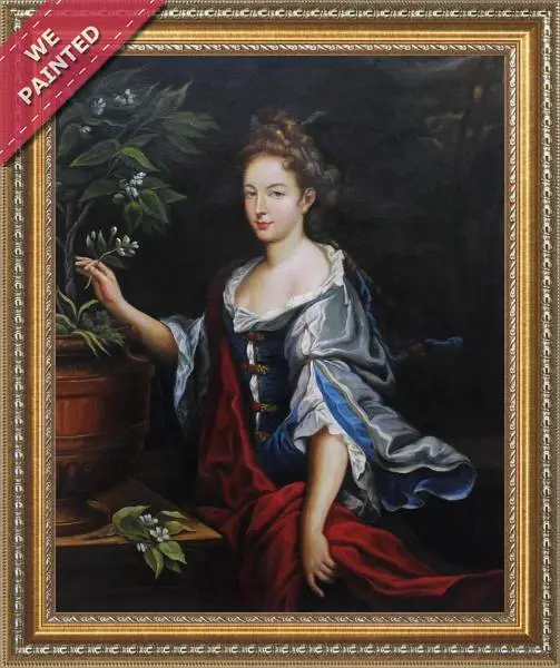 Detail of the reproduction of Portrait De Femme Au Citronnier