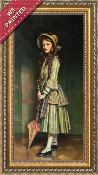 Detail of the reproduction of An Early Victorian