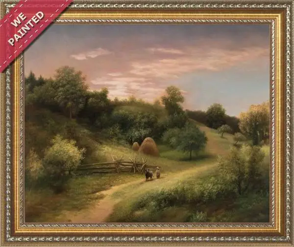 Detail of the reproduction of Country Road