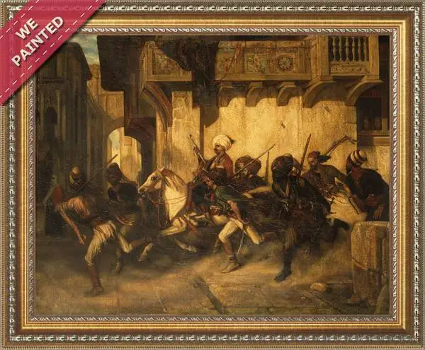Detail of the reproduction of The Night Patrol at Smyrna
