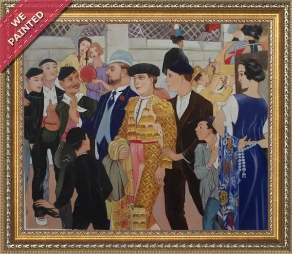 Detail of the reproduction of Le Fils Glorieux Des Provinces Basques