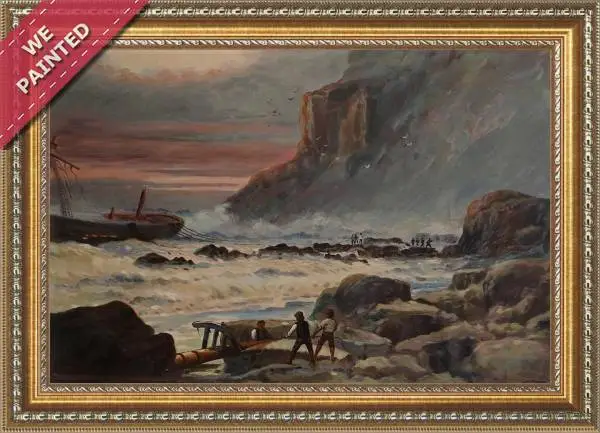 Detail of the reproduction of Pwll Du
