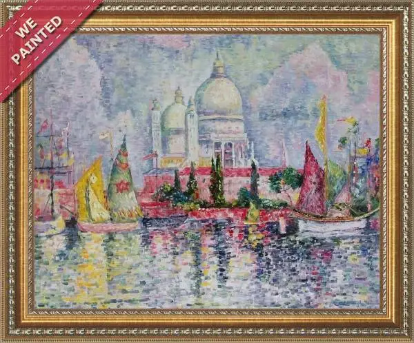 Detail of the reproduction of Santa Maria della Salute, 1908
