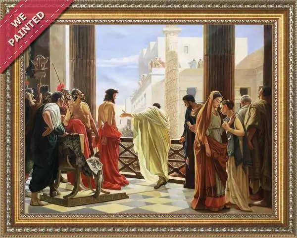 Detail of the reproduction of Ecce Homo