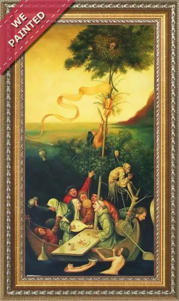 Detail of the reproduction of Ship of Fools