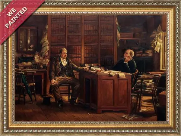 Detail of the reproduction of A Country Lawyer