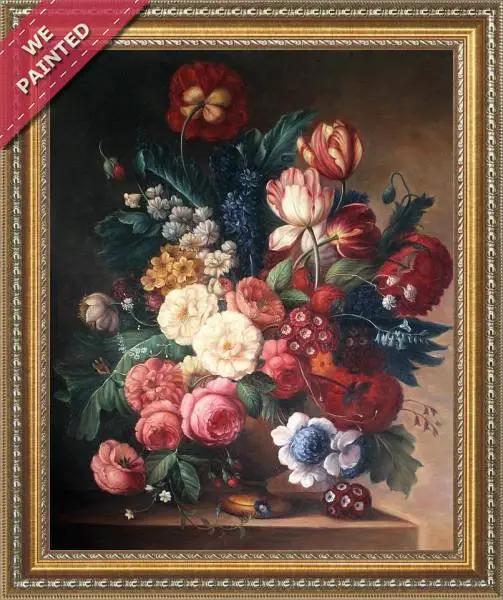 Detail of the reproduction of Still Life of Flowers in a Vase