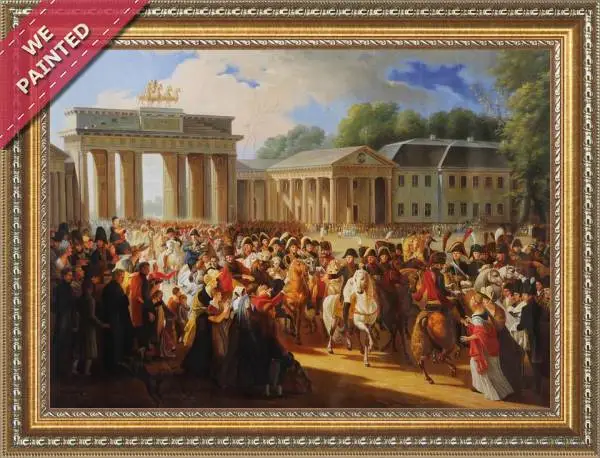 Detail of the reproduction of Napoleon in Berlin